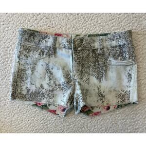 FlipSide Reversible Cutoff Floral Shorts Size 7
